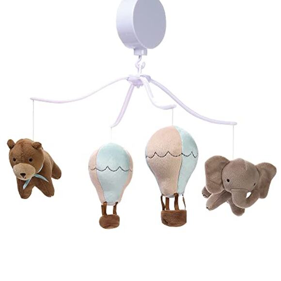 Bedtime Originals up up & Away Air Balloon Musical Baby Crib Mobile Toy NWT - Picture 1 of 5